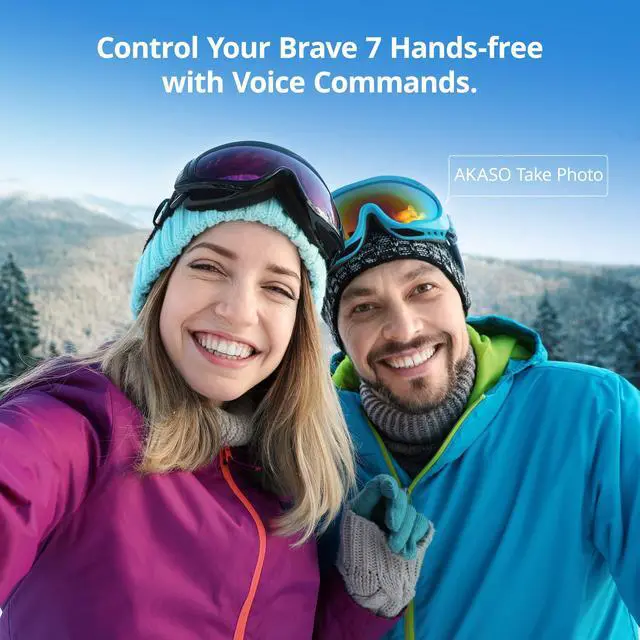 Alt view image 5 of 6 - Brave 7 Action Camera 4K30FPS 20MP with 256GB U3 MicroSDXC Memory Card, Waterproof Camera with Touch Screen IPX8 33FT EIS 2.0 Zoom Support External Mic Voice Control with 2X 1350mAh Batteries