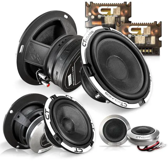Main image of Meso 6.5 500 Watt 3-Way Premium Component Car Speaker Set