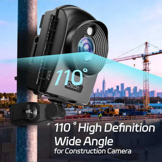 Alt view image 3 of 7 - Time Lapse Camera,1080p FHD Outdoor Construction Timelapse Camera, IP66 Waterproof,110° Wide Angle,Extral Standby for Capture Building & Courtyard Progress, Climate, Garden (32GB TF Card)