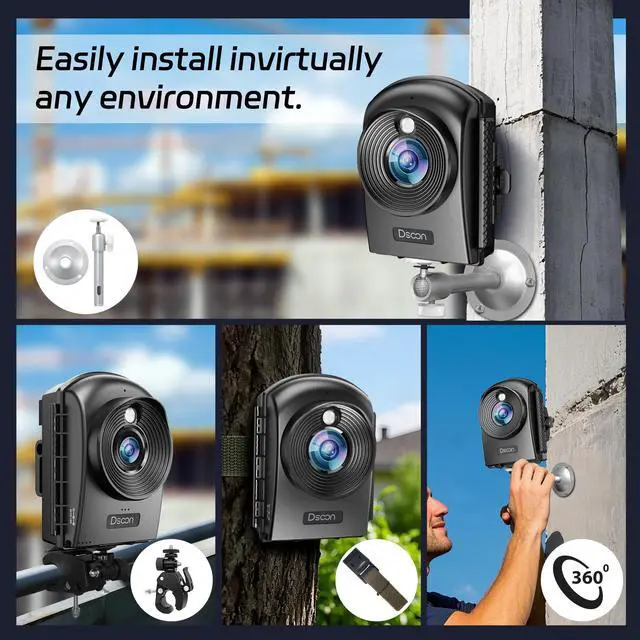 Alt view image 7 of 7 - Time Lapse Camera,1080p FHD Outdoor Construction Timelapse Camera, IP66 Waterproof,110° Wide Angle,Extral Standby for Capture Building & Courtyard Progress, Climate, Garden (32GB TF Card)