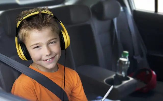 Alt view image 5 of 7 - Pokemon Pikachu Wired Kids Headphones, Adjustable, Stereo Sound, 3.5Mm Jack, Tangle-Free, Volume Control, Children's Headband On Ear for School Home, Travel