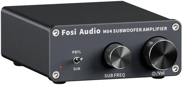 Main image of M04 Subwoofer Amplifier for Home Theater Mono Channel Digital Class D Integrated Power Amp for Passive Speakers Subwoofer