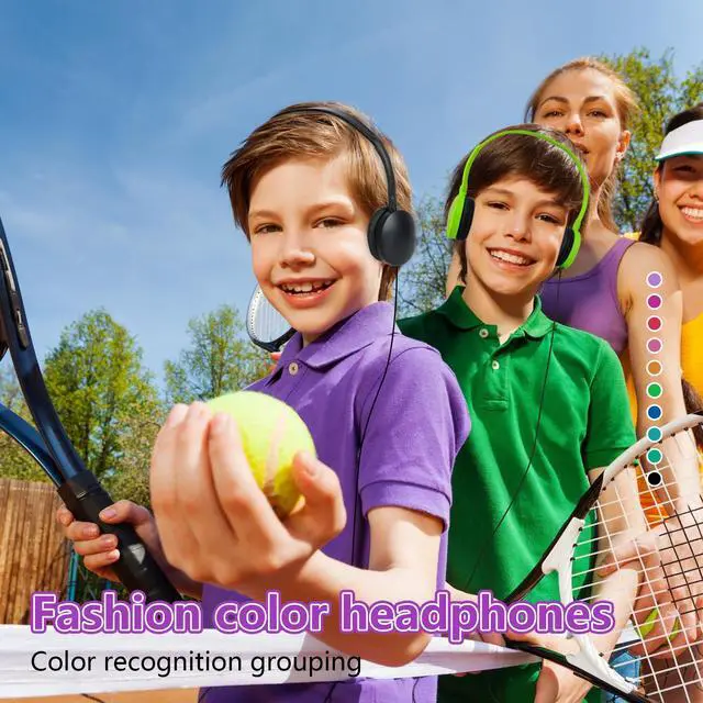 Alt view image 7 of 7 - Classroom Headphones Bulk 30 Pack for School Students,Wholesale | Earphones Class Set of Headphones for Students Group Learning, Computer Lab, Library, Online Lesson and Testing Multi Color