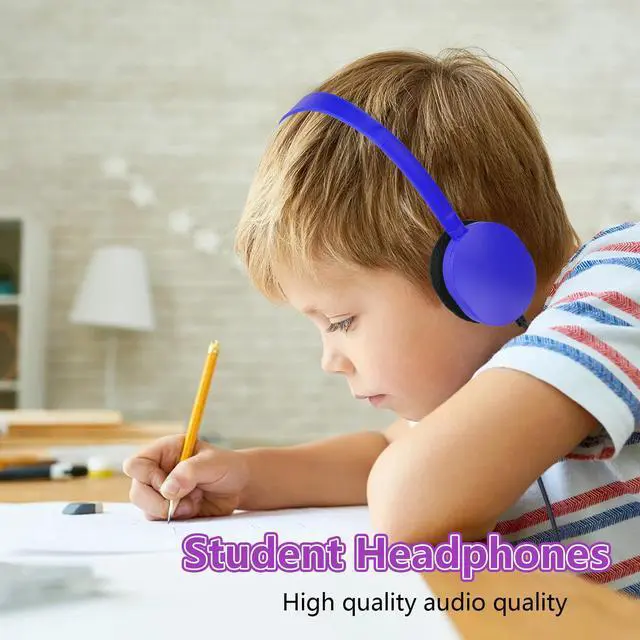 Alt view image 5 of 7 - Classroom Headphones Bulk 30 Pack for School Students,Wholesale | Earphones Class Set of Headphones for Students Group Learning, Computer Lab, Library, Online Lesson and Testing Multi Color