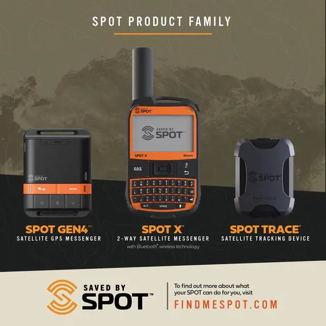 Alt view image 7 of 7 - Spot X with Bluetooth 2-Way Satellite Messenger | SOS Protection, Handheld Portable 2-Way GPS Messenger for Hiking, Camping, Cars, Subscription Required