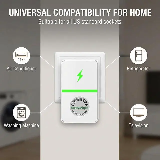 Alt view image 6 of 7 - 6Pack Stopwatt SmartPlug Device, Stop Watt Device Plug-in for Home & Office US Plug 90V-250V 30KW