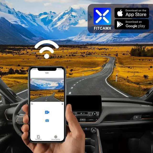 Alt view image 4 of 6 - 4K Dash Cam Suitable for Toyota Grand Highlander 2024-2026 & Hybrid (HD2-0E130), Integrated OEM Look, UHD 2160P Video, Built-in WiFi & APP, Loop Recording, G-Sensor, Plug & Play, 64GB Card