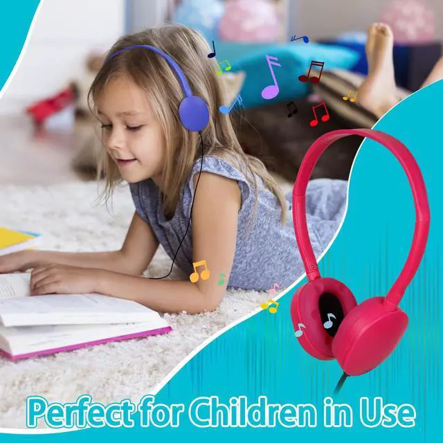 Alt view image 6 of 7 - Headphones Bulk 24 Pack for Classroom School,Wholesale Earphones | Class Set for Students Teens and Adult Multi Color 3.5mm Jack (12 Colors)