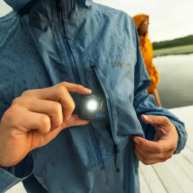 Alt view image 3 of 7 - LIT Hero - Lightweight, Compact, Waterproof Action Camera with Built-in Light, 4K60 Ultra HD Video, 12MP Photo, Touch Screen, HyperSmooth Stabilization
