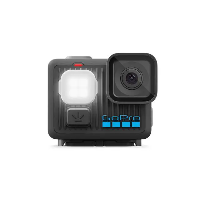 Alt view image 4 of 7 - LIT Hero - Lightweight, Compact, Waterproof Action Camera with Built-in Light, 4K60 Ultra HD Video, 12MP Photo, Touch Screen, HyperSmooth Stabilization