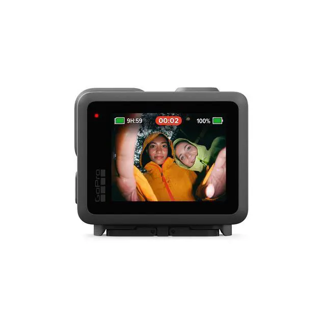 Alt view image 5 of 7 - LIT Hero - Lightweight, Compact, Waterproof Action Camera with Built-in Light, 4K60 Ultra HD Video, 12MP Photo, Touch Screen, HyperSmooth Stabilization