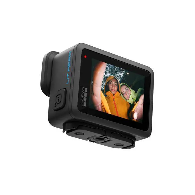 Alt view image 6 of 7 - LIT Hero - Lightweight, Compact, Waterproof Action Camera with Built-in Light, 4K60 Ultra HD Video, 12MP Photo, Touch Screen, HyperSmooth Stabilization
