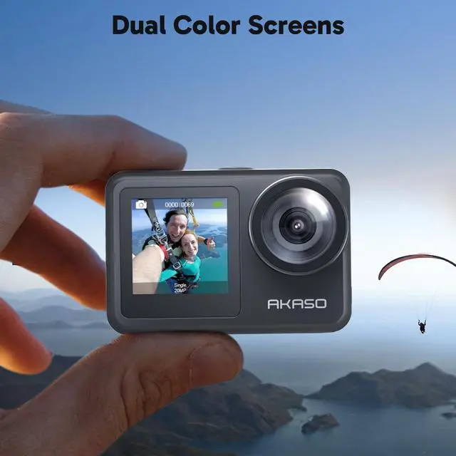 Alt view image 3 of 7 - Brave 7 LE 4K30fps Action Camera with 64GB MicroSDXC U3 Memory Card Accessories Kit Bundle Ultra HD 131FT Waterproof Camera EIS 2.0 WiFi Remote Control Zoom Underwater Camera