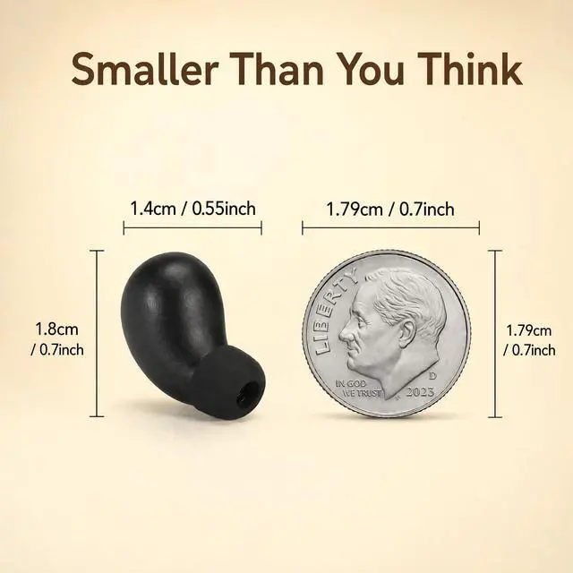 Alt view image 2 of 7 - Mini Invisible Bluetooth Earbuds - Ergonomic Wireless Earbuds with Premium Sound Quality and One-Step Auto Pairing