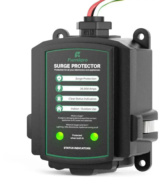 Main image of FHSPD36S Whole House Surge Protector for 36,000 Amps, Ultimate Surge Protection, Whole Home Surge Protector, Indoor/Outdoor Use, 120/240V