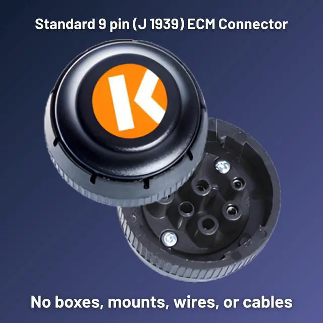Alt view image 3 of 7 - My20 ELD (Electronic Logging Device), Truck GPS Tracking, FMCSA Compliant, 9-pin J1939, 6-pin J1708, OBD-II Diagnostic Ports, Subscription Required