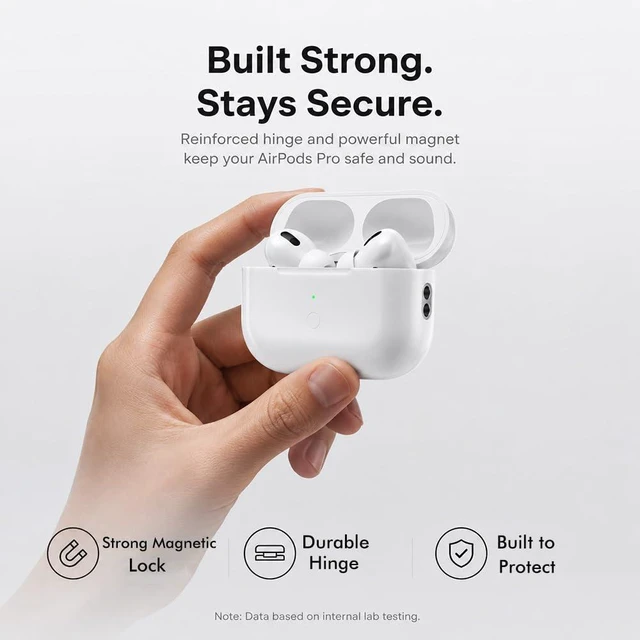 Alt view image 3 of 6 - Replacement for AirPods Pro Charging Case Easy Pairing Sync Button 680mAh USB-C&Wireless Charger Case Replacement for AirPod Pro 2nd &1st Generation