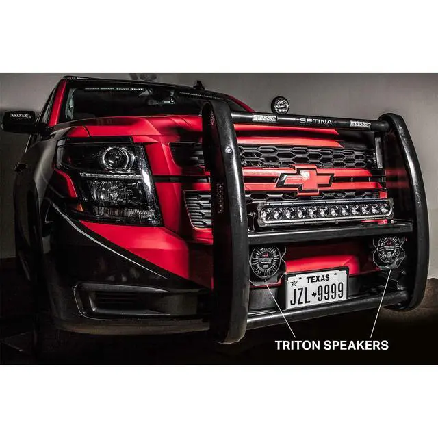 Alt view image 7 of 7 - Feniex Triton 100 Watt Speaker | Universally Compatible with Any Siren, Ultra Rugged | Speaker