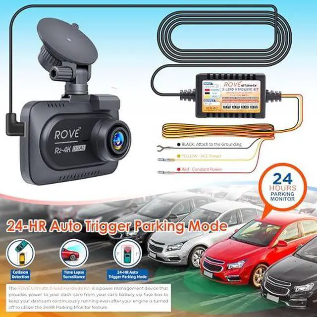 Alt view image 5 of 7 - R2-4K Dual Dash Cam with Hardwire Kit and CPL Filter | Bundle Includes Hardwire Kit and CPL Filter, 4K Front and 1080P Rear, STARVIS 2 Sensor, Super Night Vision, GPS and WiFi