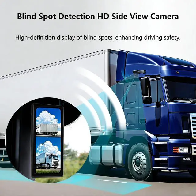 Alt view image 5 of 7 - Dual Monitor Truck Camera System, 10.36" Touchable Split Screen + Left & Right Dual Rear View Angle 1080P Cameras with IP69K Waterproof Night Vision Wide Angle DVR Recording for RV Truck Trailer Bus