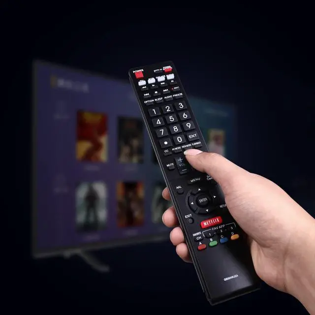 Alt view image 4 of 7 - New TV Remote Control for All Sharp Brand TV Smart TVAquos TV