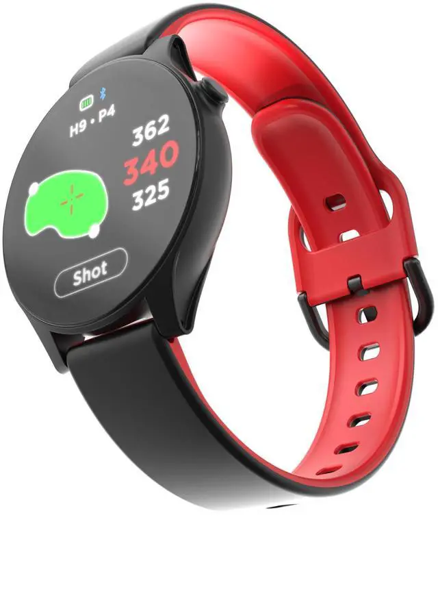 Main image of Watch+ Golf GPS Watch LCD Touchscreen, Embedded GPS, 42,000+ Courses, Dynamic Pin Positioning, Performance Tracking Gir Fairways Putts, FCB Hazard Distances, Shot Tracker, Green View, IPX7 Waterproof