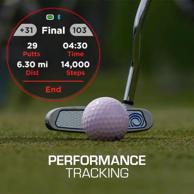 Alt view image 5 of 7 - Watch+ Golf GPS Watch LCD Touchscreen, Embedded GPS, 42,000+ Courses, Dynamic Pin Positioning, Performance Tracking Gir Fairways Putts, FCB Hazard Distances, Shot Tracker, Green View, IPX7 Waterproof