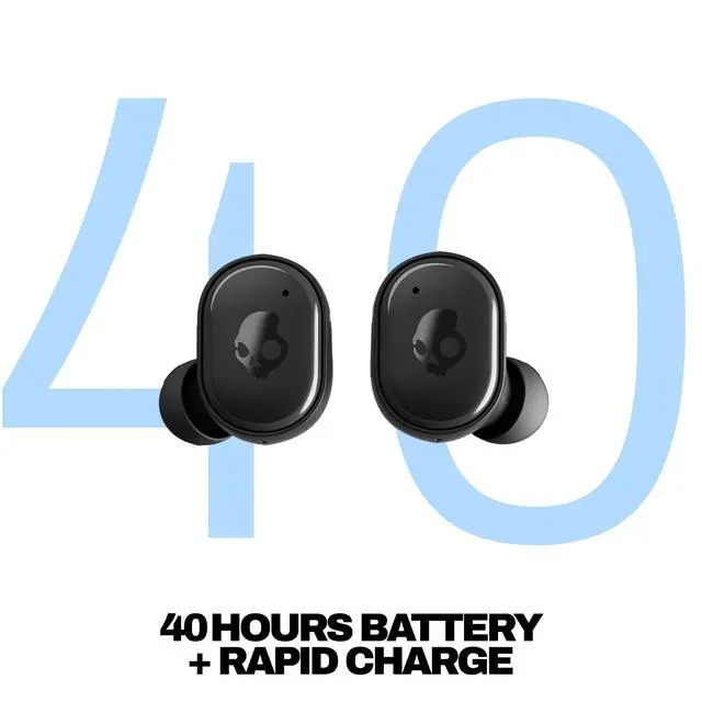 Alt view image 2 of 7 - Grind Wireless In-Ear Earbuds - True Black | Noise Isolating Fit, Bluetooth, 40 Hours Battery, Microphone for iPhone Android, Customizable Sound, True Wireless
