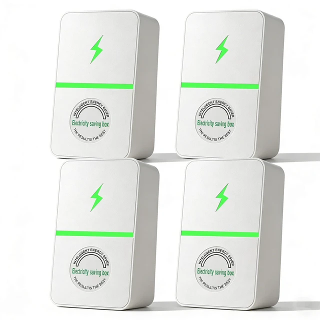 Main image of 4 Pack Stopwatt SmartPlug Device, Stop Watt Device Plug-in for Home & Office US Plug 90V-250V 30KW