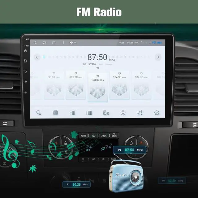 Alt view image 5 of 7 - Car Radio Qualcomm 8 Core CPU for Chevy Silverado GMC Sierra Yukon