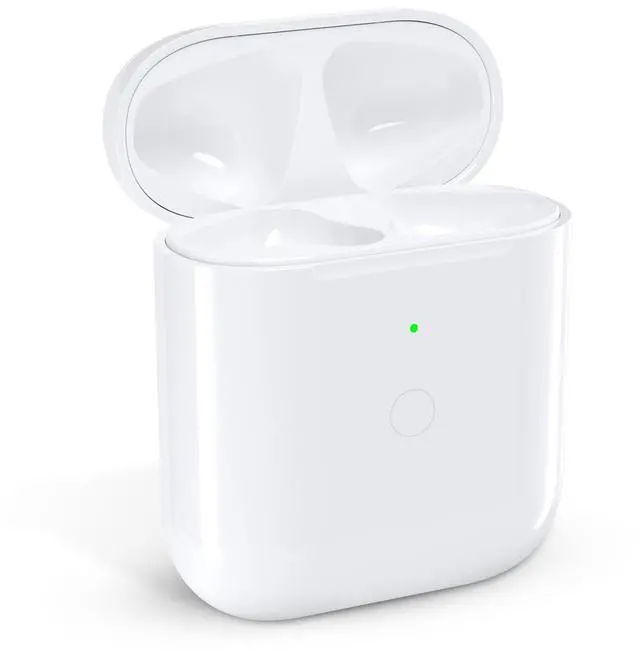 Main image of Replacement Wireless Charging Case for AirPods 1st/2nd Charging Case, AirPods 1 Charging Case Only with Bluetooth Pairing Sync Button, Compatible with A1938/A1602, No Earbuds AirPods 2 Charger Case