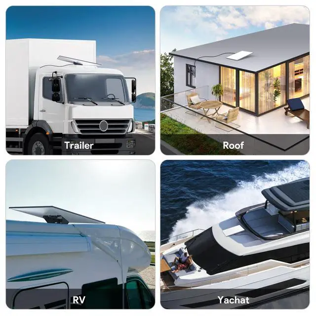 Alt view image 6 of 7 - 8° Tilt RV Roof Mount for Starlink Gen 3/4/4X & Enterprise | Fits Gen 3/4/4X & V4, Tool-Free Setup, Anti-Rust, 8° Tilt Mobility Flat Mount to RV, Boat, Van, Roof Rack & Off-Grid Rigs