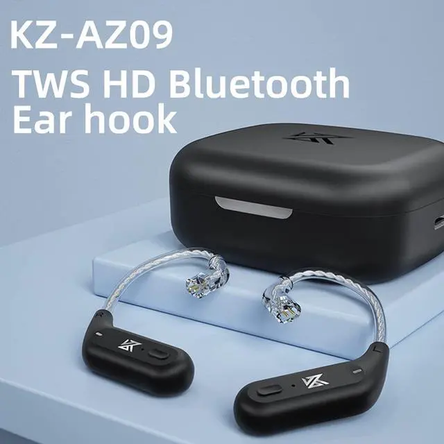 Alt view image 2 of 7 - KZ AZ09 IEM Bluetooth Adapter,Bluetooth 5.4 Ear-Hook Module | Wireless Waterproof, Long Battery Life Cable for KZ Castor Pro/ZS10 PRO/X/2, ZSN Pro/X, AS16 PRO, Zax,ZAR, CRA/C12(C pin)