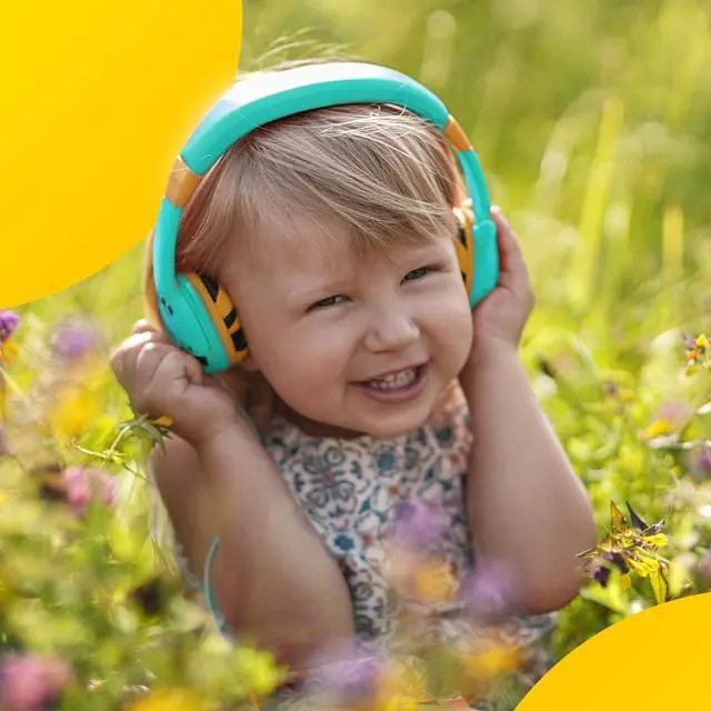 Alt view image 7 of 7 - Wired Toddler Headphones for 1-7 Years Old 85dB Volume Limited Baby Headphones for Plane and Car Travel Children Headset for Airplane, iPad and Tablet, Kids Headphone with Cord for Children