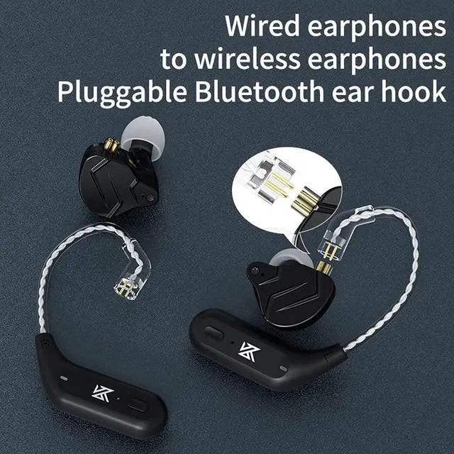 Alt view image 3 of 7 - KZ AZ09 IEM Bluetooth Adapter,Bluetooth 5.4 Ear-Hook Module | Wireless Waterproof, Long Battery Life Cable for KZ Castor Pro/ZS10 PRO/X/2, ZSN Pro/X, AS16 PRO, Zax,ZAR, CRA/C12(C pin)