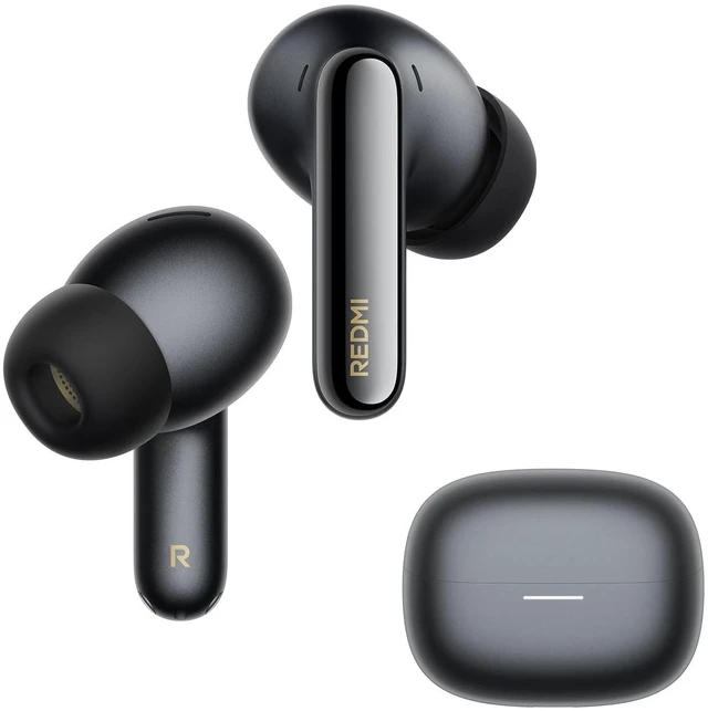 Main image of REDMI Buds 8 Pro Wireless Earbuds, Black, Adaptive Noise Cancelling up to 55dB, Hi-Res Audio with LDAC, 35H Battery, Dolby Atmos, IP54, Bluetooth 5.4