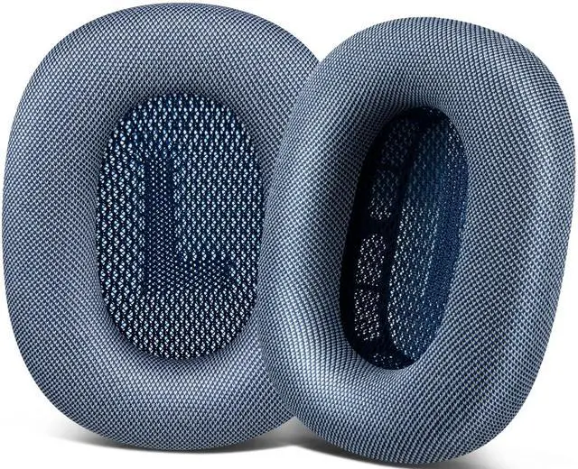 Main image of Upgraded Ear Pads for AirPods Max 1 & 2 Over-Ear Headphones, Upgraded Earpads Replacement Cushions with Durable Mesh Fabric, Noise Isolation and Stronger Magnet - Sky Blue