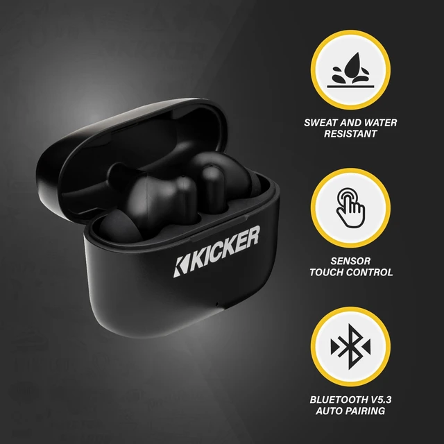 Alt view image 4 of 6 - TWS2 True Wireless Earbuds, Bluetooth Earbuds with Microphone, Environmental Noise Cancelling, Wireless Earphones for Android and iOS, Fast Charging Case USB-C with 24 Hours of Playtime