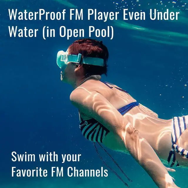 Alt view image 4 of 7 - AquaSound Pro W18 Swimming Headphones - Waterproof Headphones for Swimming, 4-in-1 MP3 Player 32GB, Bluetooth 5.4, FM Radio, Compatible with T6 Transmitter for Underwater Music