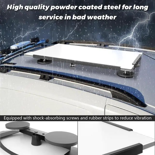 Alt view image 7 of 7 - Starlink Standard 4/4X Mount, Starlink Gen 3/4 Roof Mount, Magnetic | Quick Release Flat Magnet Mount, Starlink Standard 4 Dish Mounting Kit for RV, Van, Boat, Truck, Four-Sided/Rubber Protection