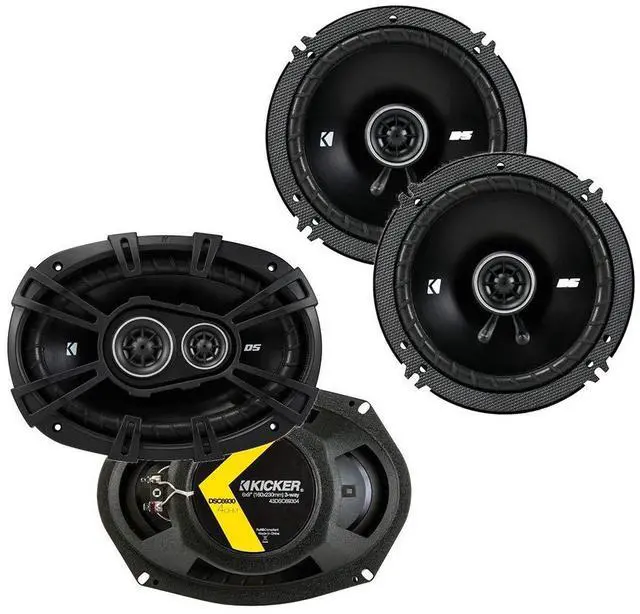 Main image of Speaker Package of 2 Items: DS Series Two 6"x9" Coaxial Speakers 4-Ohm & Two 6.5" Coaxial Speakers 4-Ohm - 1x 43DSC69304, 1x 43DSC6504