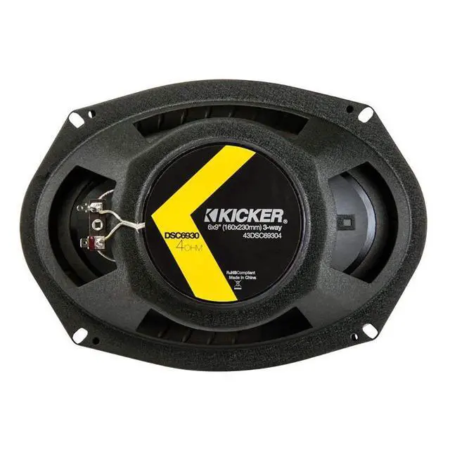 Alt view image 3 of 7 - Speaker Package of 2 Items: DS Series Two 6"x9" Coaxial Speakers 4-Ohm & Two 6.5" Coaxial Speakers 4-Ohm - 1x 43DSC69304, 1x 43DSC6504