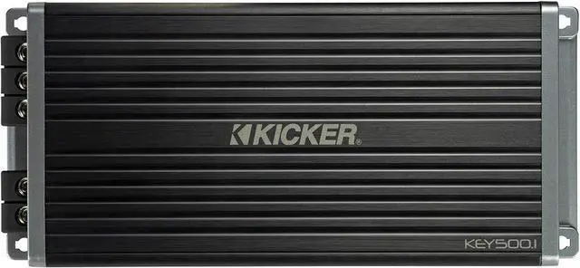 Alt view image 3 of 6 - 47KEY5001 500-Watt Mono Channel Amp with Start/Stop Capability | Compact subwoofer bass upgrade, easy install in trucks and daily drivers, keeps playing through engine restarts, deep lows