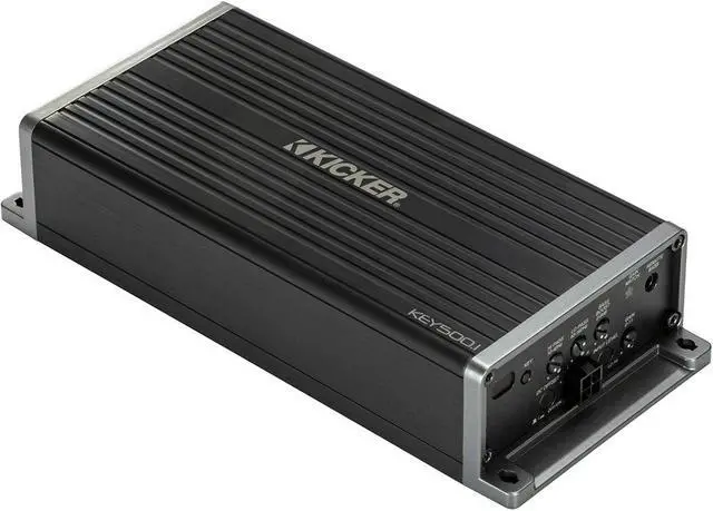 Alt view image 2 of 6 - 47KEY5001 500-Watt Mono Channel Amp with Start/Stop Capability | Compact subwoofer bass upgrade, easy install in trucks and daily drivers, keeps playing through engine restarts, deep lows