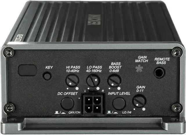 Alt view image 5 of 6 - 47KEY5001 500-Watt Mono Channel Amp with Start/Stop Capability | Compact subwoofer bass upgrade, easy install in trucks and daily drivers, keeps playing through engine restarts, deep lows