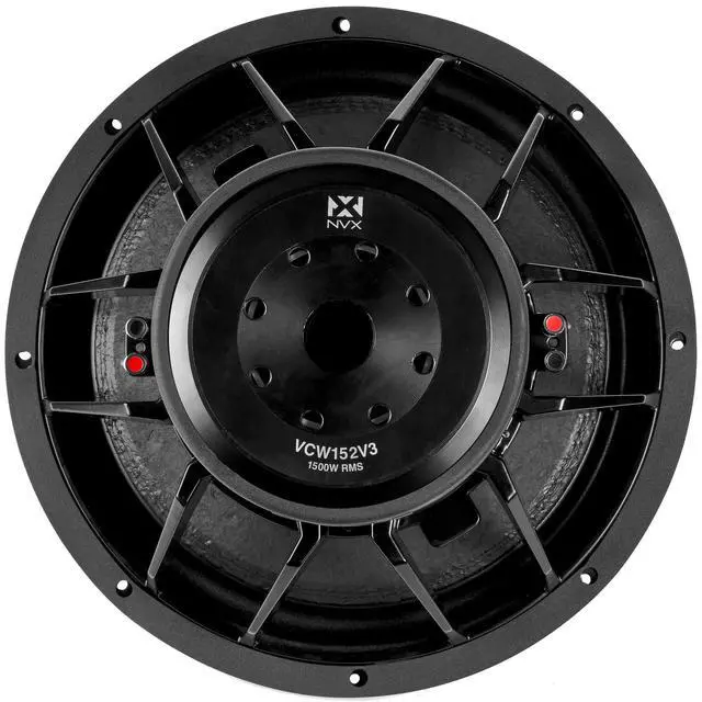 Alt view image 5 of 7 - VCW152v3 15" 3000 Watt Max (1500W RMS) Dual 2-Ohm VC-Series Car Subwoofer (VCW152 Version 3) | 3000 Watt Max (1500W RMS) Car Subwoofer