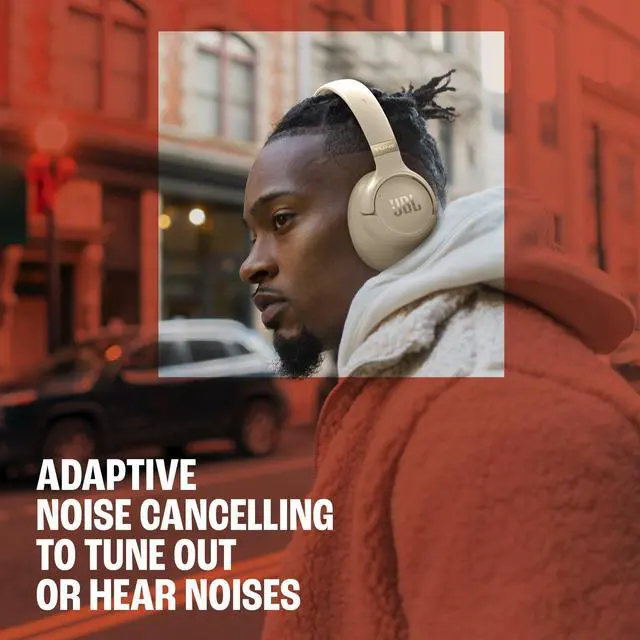Alt view image 3 of 7 - Tune 780NC - Noise Cancelling Headphones - Black | Hi-Res Pure Bass Sound plus Spatial Sound, Adaptive Noise Cancelling with Smart Ambient