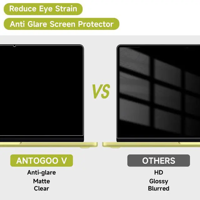 Alt view image 2 of 7 - 2 Pack Anti Glare Screen Protector Compatible with 2026 MacBook Neo 13-Inch, Matte Anti Glare Film Anti Scratch Protector for Mac Neo 13in A18 Pro Chip