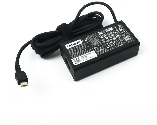 Alt view image 4 of 7 - Laptop Charger 65W Watt USB Type C(USB-C) AC Power Adapter - ThinkPad X1 Carbon Gen 11,E16, ADLX65YDC3E