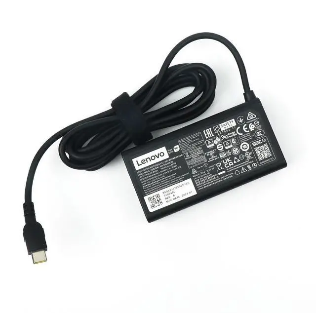 Main image of Laptop Charger 65W Watt USB Type C(USB-C) AC Power Adapter - ThinkPad X1 Carbon Gen 11,E16, ADLX65YDC3E